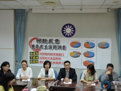 台7成民众反核灾食品入台 国民党吁蔡当局倾听民意